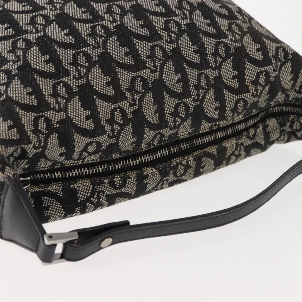 Christian Dior Trotter Canvas Shoulder Bag Black - Picture 6 of 15